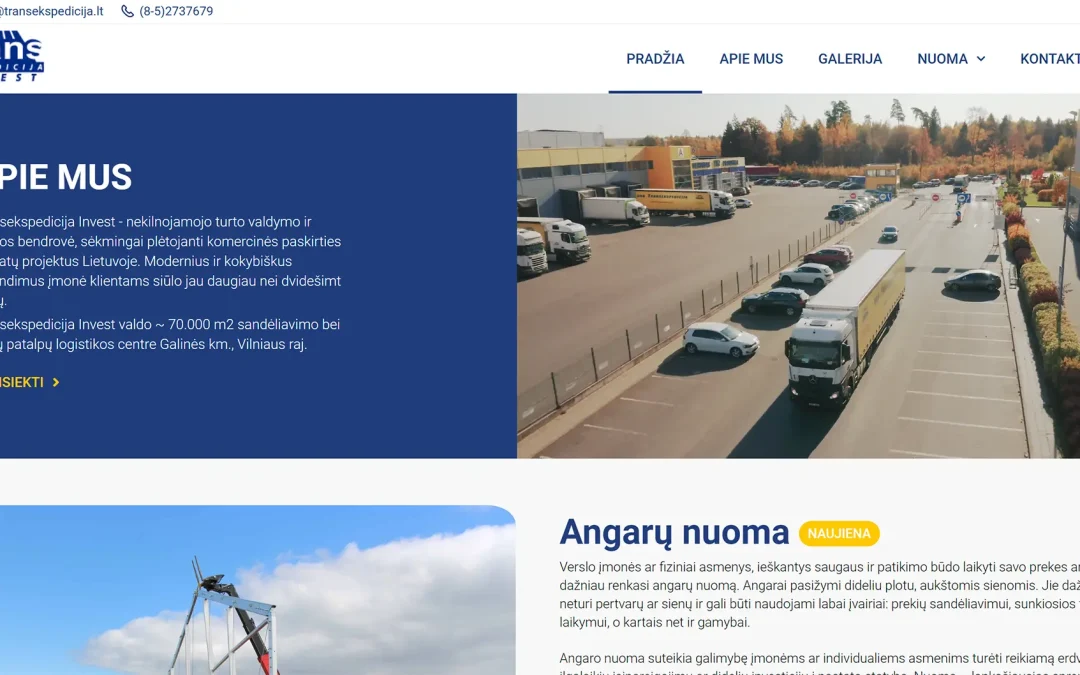 Svetainės programavimas pagal individualų dizainą