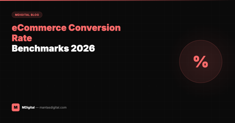 eCommerce Conversion Rate Benchmarks 2026: Where Does Your Store Stand?