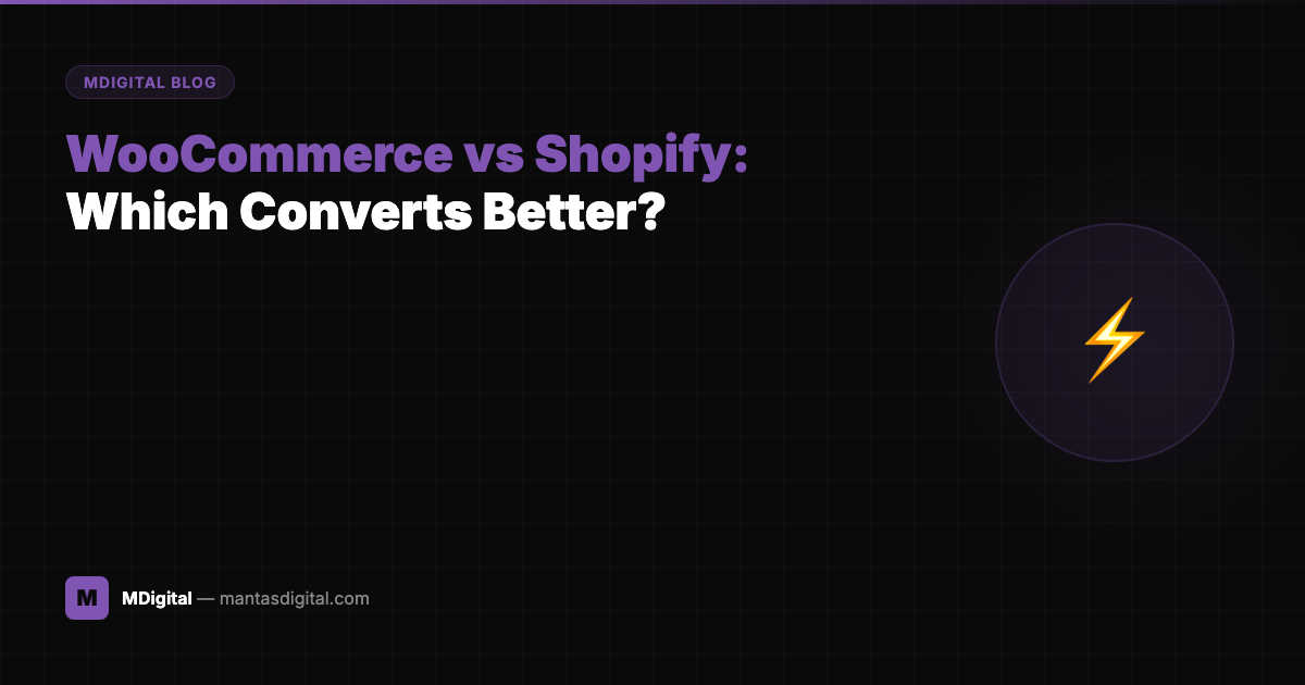 woocommerce vs shopify conversion rate 74 WooCommerce vs Shopify: Which Converts Better? (2026 Data)